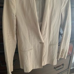 Tan linen VINCE BLAZER - size 10